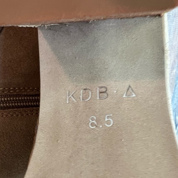 NWT Anthropologie x Kelsi Dagger Brown Over Knee Block Heel Suede Boots - Picture 8 of 14